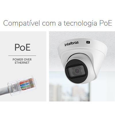 Cmera IP Dome Intelbras VIP 1130 D G2 30m 720p 2,8mm