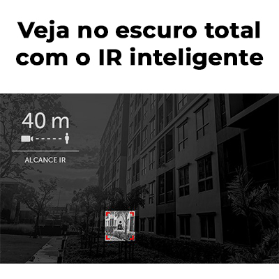 Cmera IP Intelbras VIP 3240 IA  IR=40m PoE 2MP 3,6 mm