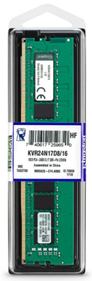 Memria 16GB DDR4 2400MHz Kingston KVR24N17D8/16 CL17