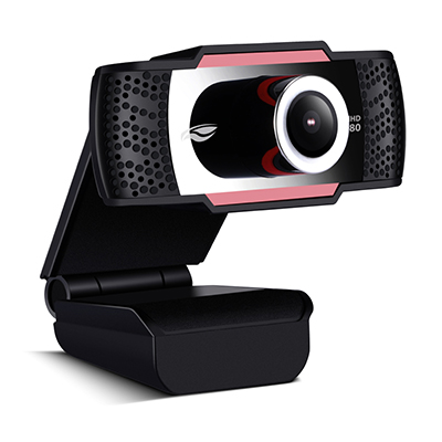 Webcam HD 1080P com microfone C3Tech WB-100BK