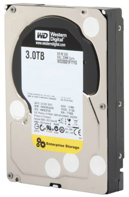 HD 3TB WD RE Enterprise WD3001FYYG SAS 6Gb/s 7200RPM