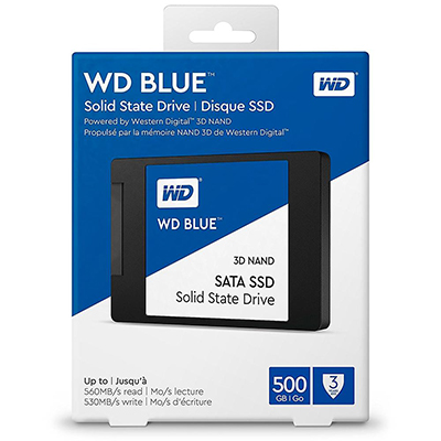 SSD 500GB WD Blue WDS500G2B0A 6Gbps 525MB/s, 545MB/s