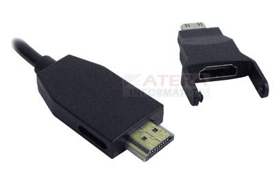 Cabo HDMI mini HDMI 1.4v p/ VGA, Multilaser WI268, 3m