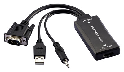 Conversor VGA c/ udio p/ HDMI Multilaser WI280