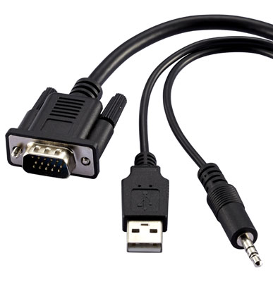 Conversor VGA c/ udio p/ HDMI Multilaser WI280