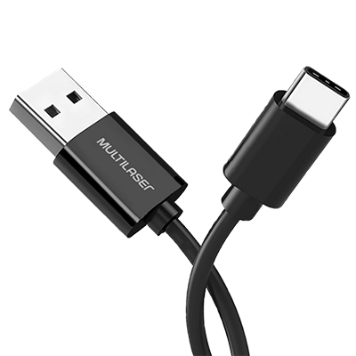 Cabo USB-C p/ USB-A Multilaser WI349 1.2 m