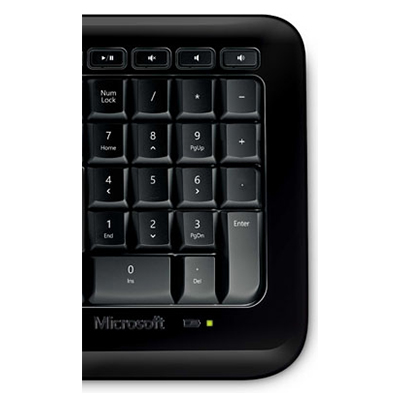 Teclado sem fio Microsoft Wireless 850 ABNT2 USB