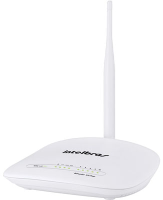 Roteador Intelbras WRN240 Slim 150Mbps 5dBi 100mW 20dBm