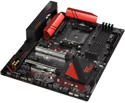 Placa me Asrock X370 Gaming K4 DDR4 p/ AMD AM4 Ryzen 