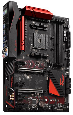 Placa me Asrock X370 Gaming K4 DDR4 p/ AMD AM4 Ryzen 