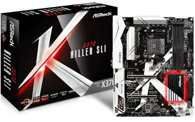 Placa me Asrock X370 Killer SLI DDR4 p/ AMD AM4 Ryzen 