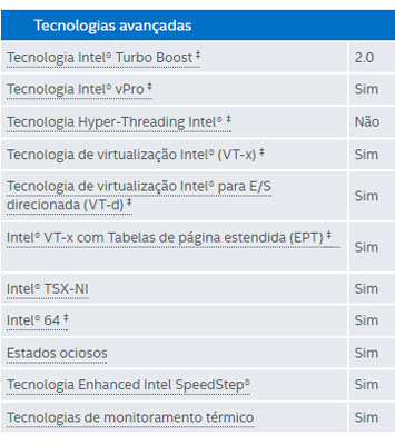 Processador Intel Xeon E3 1225 3.3 GHz, 8MB, LGA1151 v5