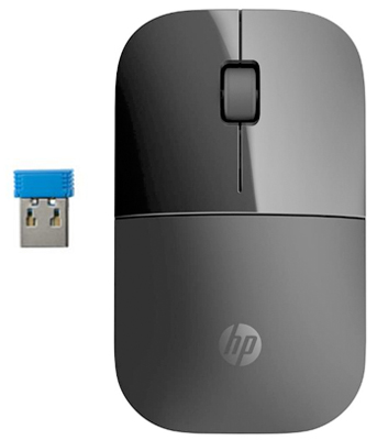 Mouse ptico s/ fio baixo perfil HP Z3700 2.4GHz 1200dp