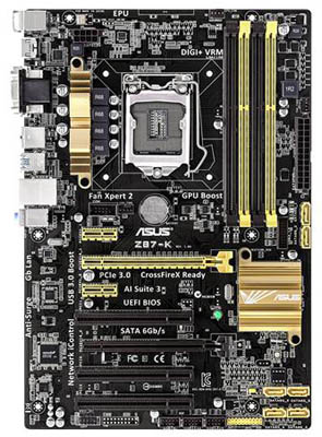 Placa me Asus Z87-K p/ Intel LGA-1150, p/ i7 i5 i3, 4G