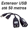 Extensor USB em cabo de rede Tblack USB-RJXT at 50 m2