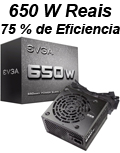 Fonte ATX 650W reais EVGA 100-N1-0650-L0 certificada#100