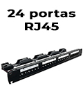 Patch panel 24 portas Furukawa CAT.5e p/ rack 19 pol#10