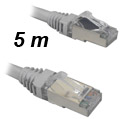 Patch cord F/UTP Furukawa CAT.6A Gigal. blind. cinza 5m#100