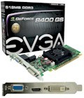 Placa vdeo EVGA Geforce 8400GS 512MB DDR3 VGA DVI HDMI