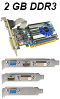Placa vídeo Galax Geforce GT710 2GB DDR3 VGA HDMI DVI-D#98