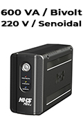 Nobreak senoidal 600VA (300W) NHS Mini 4 Biv/220V#10