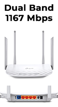 Roteador DualBand TPLink Archer C50 AC1200 300+867 Mbps