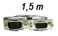 Extenso SVGA HD Labramo 10286 VGA-Macho VGA-fmea 1,5m