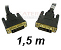 Cabo p/ monitor DVI-D macho p/ DVI-D macho 1,5 m 10331