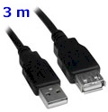 Cabo extensor USB tipo A macho p/ Fmea Tblack, 3 m