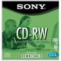 Mdia CD-RW sony CDRW700L 700MB 80 minutos, 4X