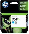 Cartucho de tinta ciano HP 951XL, CN046AB, 17 ml