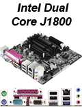 Placa me ASRock D1800B-ITX proc. Intel J1800 DDR3 HDMI