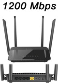 Roteador WiFi D-Link DIR-822 1200 Mbps dual band 20dBi