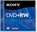 M�dia DVD+RW Sony 4.7GB, 120 min. DPW47R2