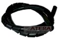 Espiraduto para proteo de cabos eltricos preto 1 pol