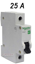 Disjuntor Schneider Electric  EZ9F33125, 25A X 1 