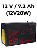 Bateria CSB GP1272 (12V28W) 12V 7,2Ah 28W nobr. 5 anos