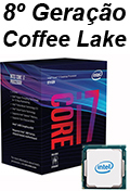 Processador Intel i7-8700 3.2GHz 12MB cache LGA-1151 8G