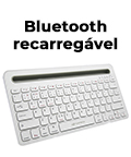 Mini-teclado multimdia Bluetooth C3Tech K-BT100 dual recarregvel