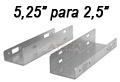 Adaptador de baia 5 1/4 para drive HD de 2,5 polegadas