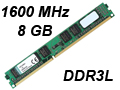 Memria 8GB DDR3L 1600MHz CL11 Kingston KVR16LN11/8