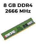 Memria 8GB DDR4 2666MHz Kingston desktop CL19