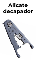 Alicate decapador PlusCable LT-S10 p/ fio  3,2mm-9,5mm