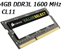 Memria 4GB DDR3L SODIMM 1600MHz Corsair CL11 PC12800