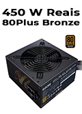 Fonte ATX 450W reais Cooler Master MWE450 80plus bronze