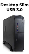 Gabinete mini slim ATX Casemall MS-102 USB 3.0