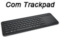 Teclado c/ trackpad s/ fio Microsoft All-in-One Media