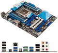 Placa me Asus P9X79 Pro, LGA2011 p/ i7 p/ 8 DDR3, USB3