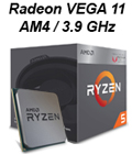 Processador AMD Ryzen 5 2400G 3.6/3.9GHz c/ Radeon