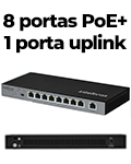 Switch desktop 9 portas Intelbras SF 900 POE 97W 250m